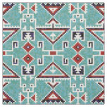 Native American Indians Navajo Pattern Fabric