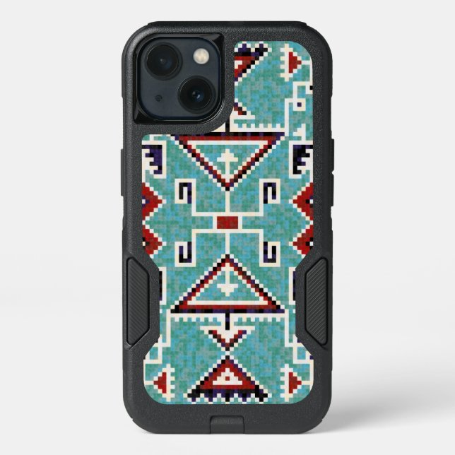 Native American Indians Navajo Pattern Otterbox iPhone Case (Back)