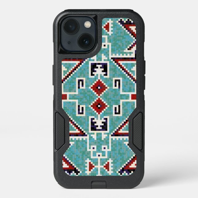 Native American Indians Navajo Pattern Otterbox iPhone Case (Back)