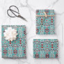 Native American Indians Navajo Pattern Wrapping Paper Sheets