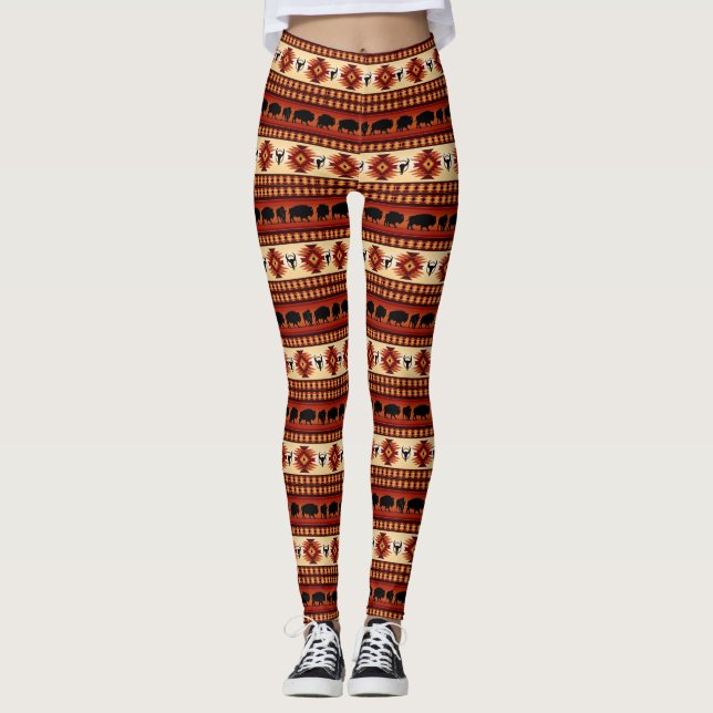 Native American Indigenous Leggings (Front)