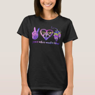 Native American Indigenous Peace Love Native Nativ T-Shirt