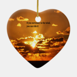 Native American Inspirational quotes Ceramic Ornament