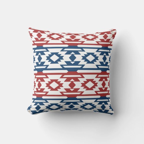 Native American Inspired Timeless Tribal Patterns Throw Pillow