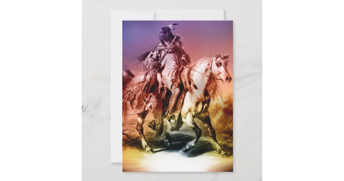 Native Program Invitation Native American Invitation Card | Zazzle