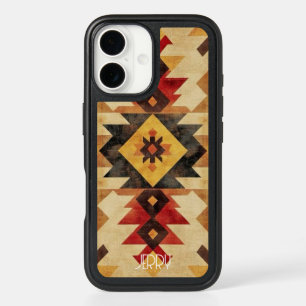 Native American iPhone 16 Case Tribal Geometric
