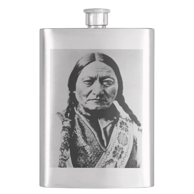 Native American: Lakota Sitting Bull Fort Buford Flask (Front)
