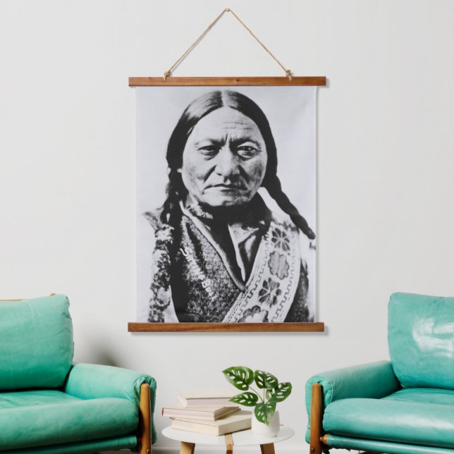Native American: Lakota Sitting Bull Fort Buford Hanging Tapestry (Living Room)