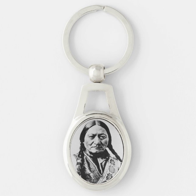 Native American: Lakota Sitting Bull Fort Buford Keychain (Front)
