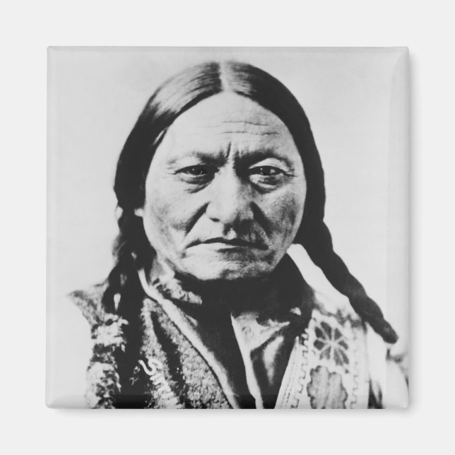 Native American: Lakota Sitting Bull Fort Buford Magnet (Front)