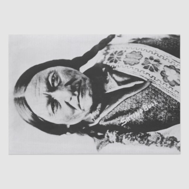 Native American: Lakota Sitting Bull Fort Buford Tissue Paper (Front)