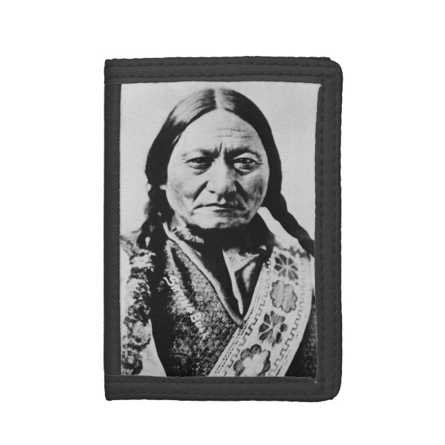 Native American: Lakota Sitting Bull Fort Buford Trifold Wallet (Front Vertical)