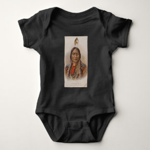 Native American: Lakota Sitting Bull, Smoking Ad Baby Bodysuit