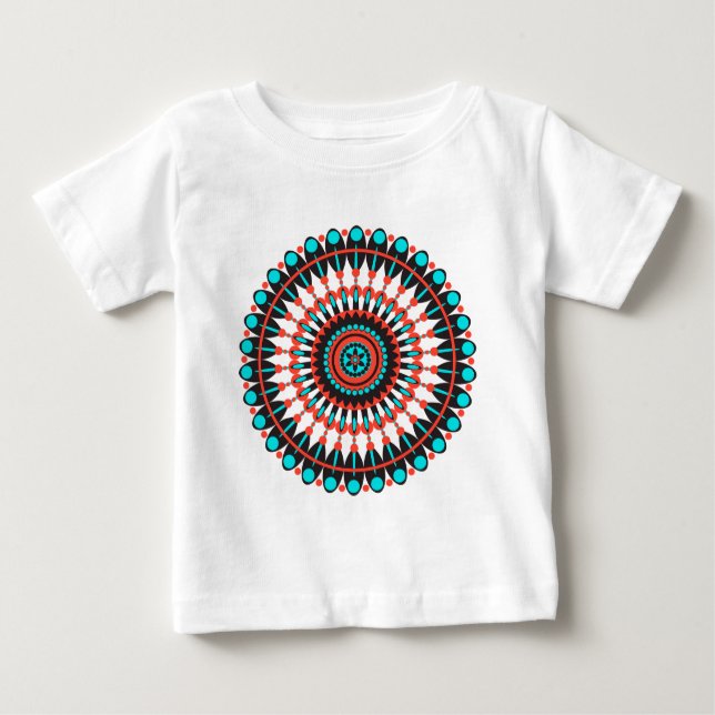 Native American Mandala Baby T-Shirt (Front)