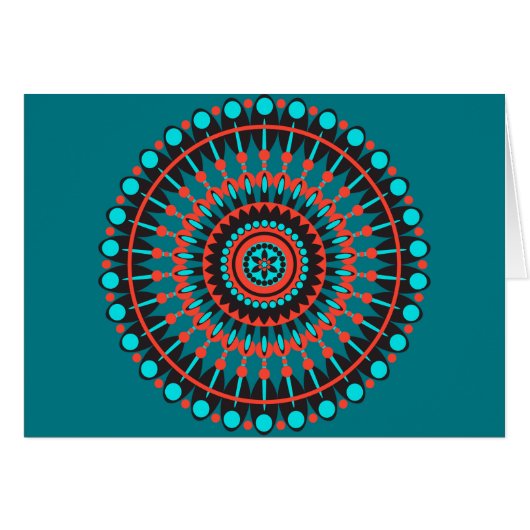 Native American Mandala Cards (Front Horizontal)