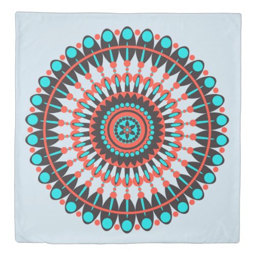 Native American Mandala Duvet Cover