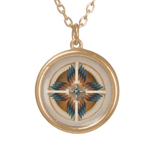 Native American Mandala Necklace