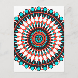 Native American Mandala Postcard