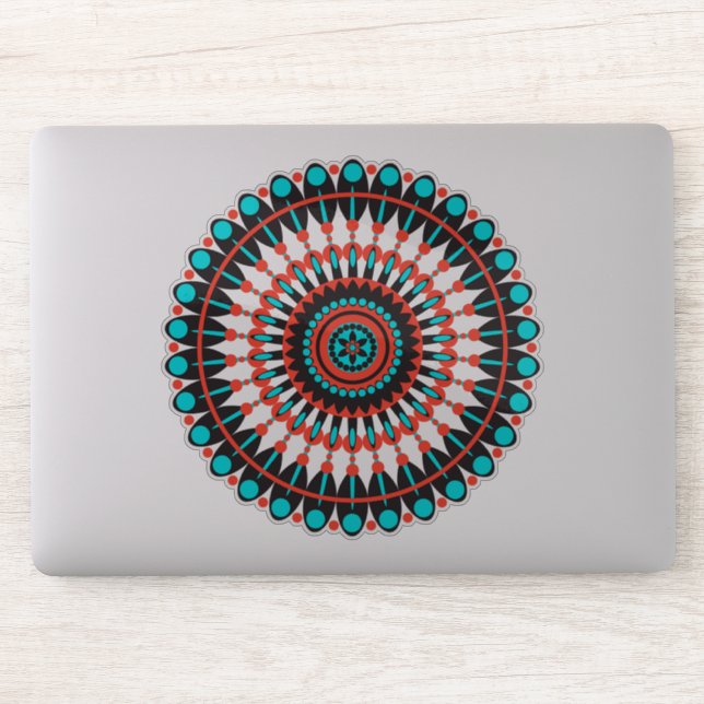 Native American Mandala Sticker (Computer)