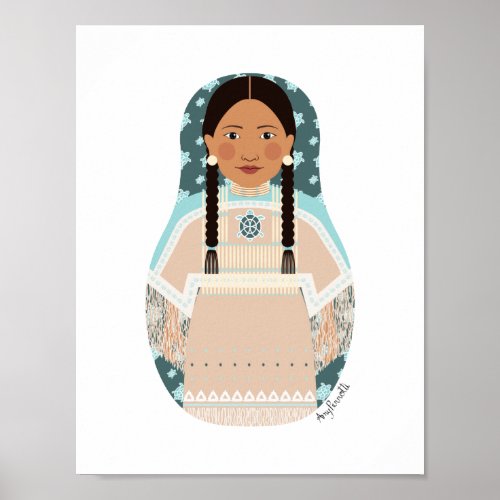 Native American Matryoshka Poster