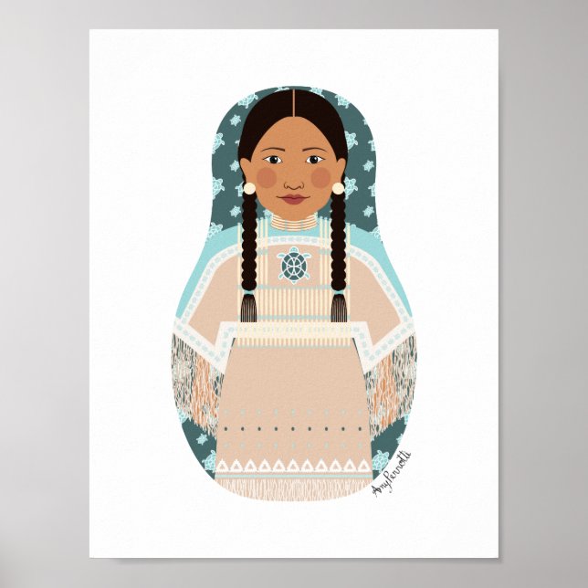 Native American Matryoshka Poster (Front)