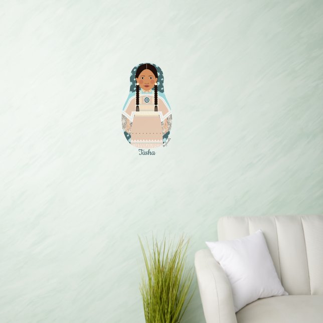 Native American Matryoshka Wall Decal (Living Room)