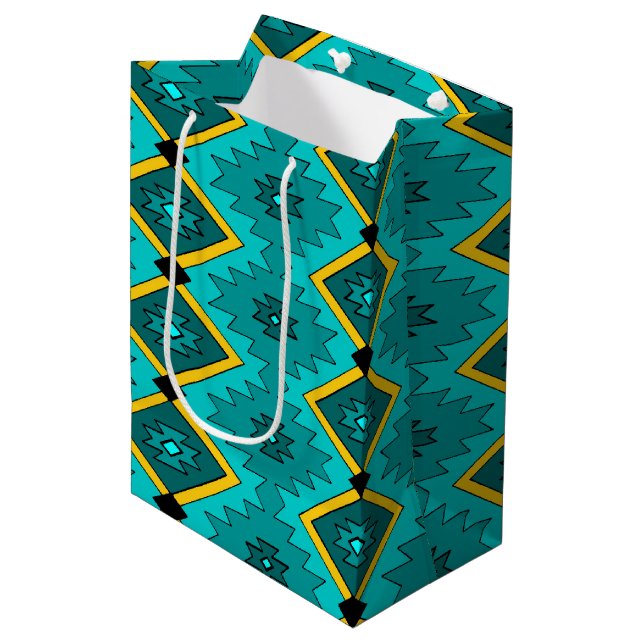 Native American Medium Gift Bag (Front Angled)