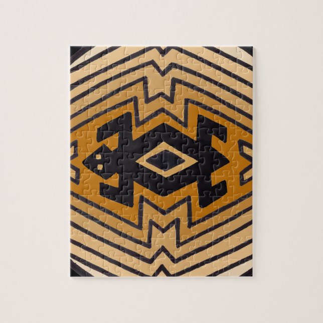 Native American Mimbres Bear Jigsaw Puzzle (Vertical)