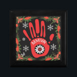 Native American MMIW Red and Black Jewelry Gift Box<br><div class="desc">Native American MMIW Red and Black Keepsake Gift Box: A Unique Holiday DIY Idea Are you looking for a special gift idea this holiday season that not only celebrates Native American culture but also honors Missing and Murdered Indigenous Women (MMIW)? Look no further than a Native American MMIW Red and...</div>