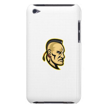 Native American Mohawk Mascot Barely There iPod Case