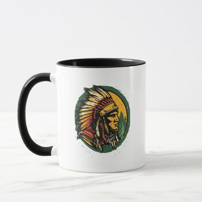Native American Mug (Left)