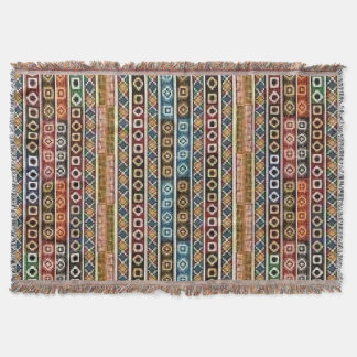 Native American Multi Colored throw blanket