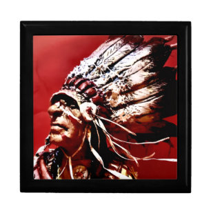Native American "Nez Perce Chief" Gift Box