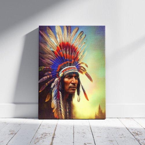 Native American Ojibwe Canvas Print