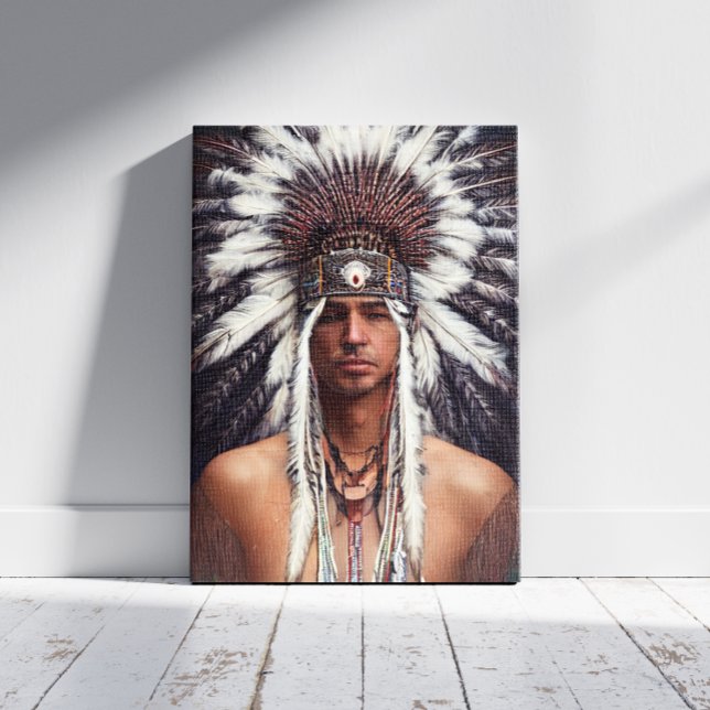 Native American Ojibwe Canvas Print (Creator Uploaded)