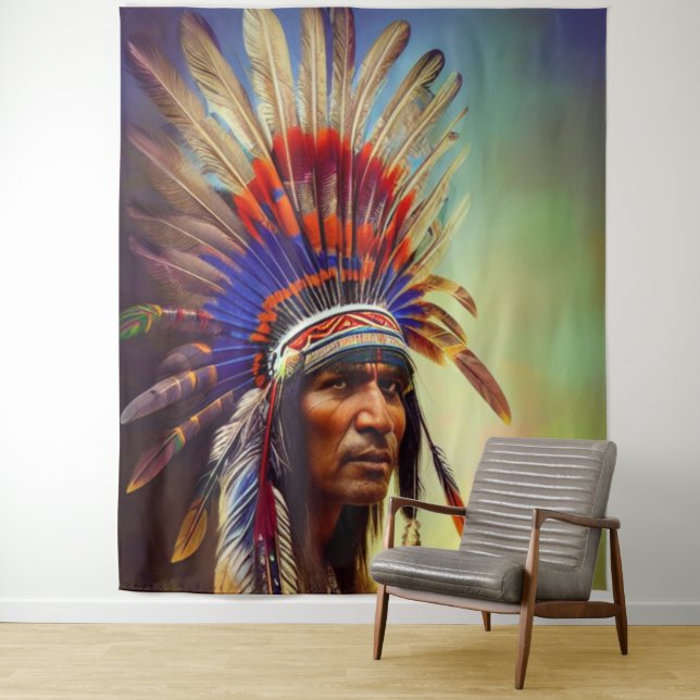 Native American Ojibwe Tapestry (In Situ)