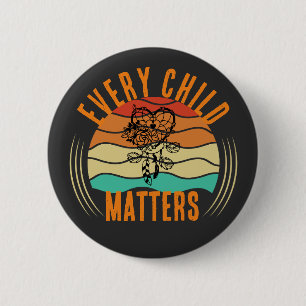 Native American Orange Day Indigenous Indian  Button