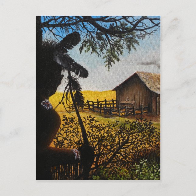 Native American Painting Postcard (Front)