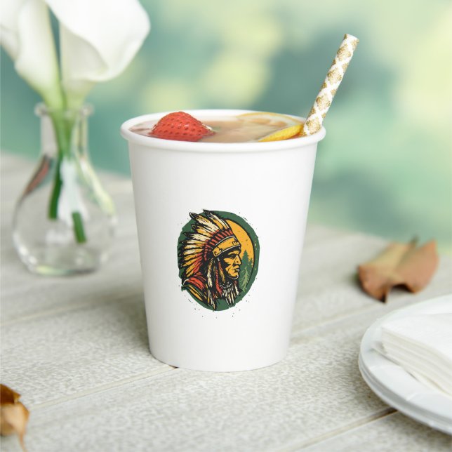 Native American Paper Cups (Insitu)