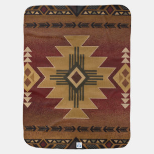 Native American Pattern Baby Blanket