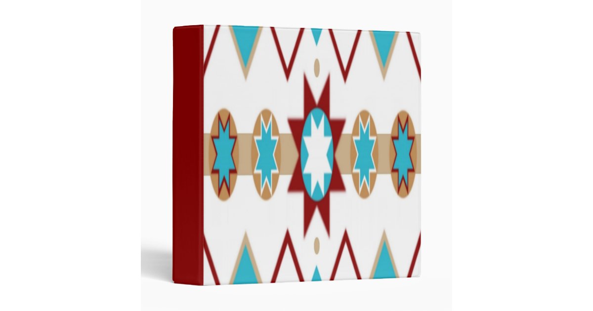 Native American Pattern Binder | Zazzle