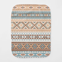 Native American Pattern Burp Cloth