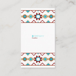 Native American Pattern Business Card
