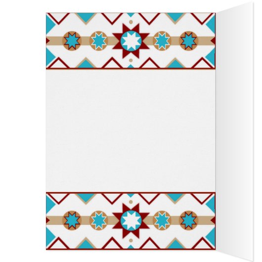 Native American Pattern Card (Inside (Left))