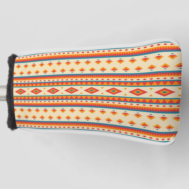 Native American Pattern Golf Head Cover (Front)