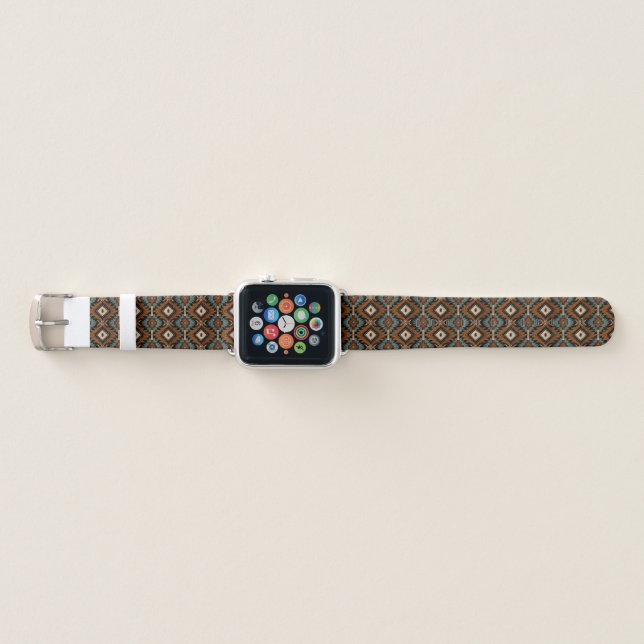 Native American Pattern Indian Culture Boho Style Apple Watch Band (Front)