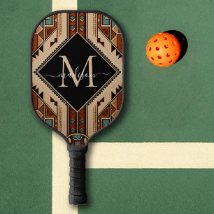 Native American Pattern Indian Culture Boho Style Pickleball Paddle