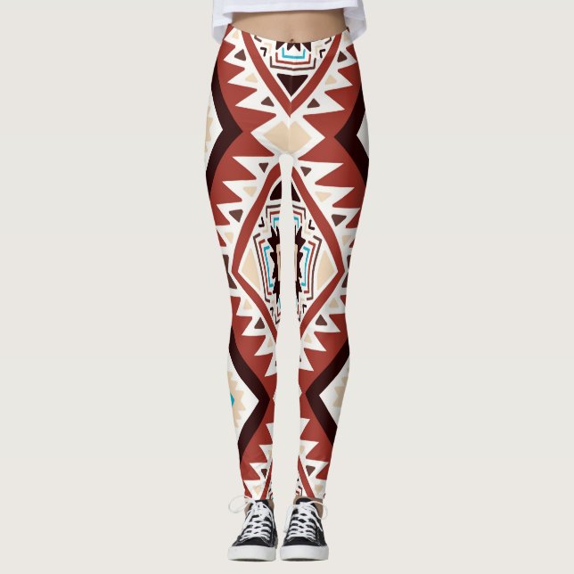 Native American Pattern Leggings (Front)
