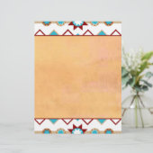 Native American Pattern Letterhead (Standing Front)