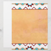 Native American Pattern Letterhead (Front/Back)